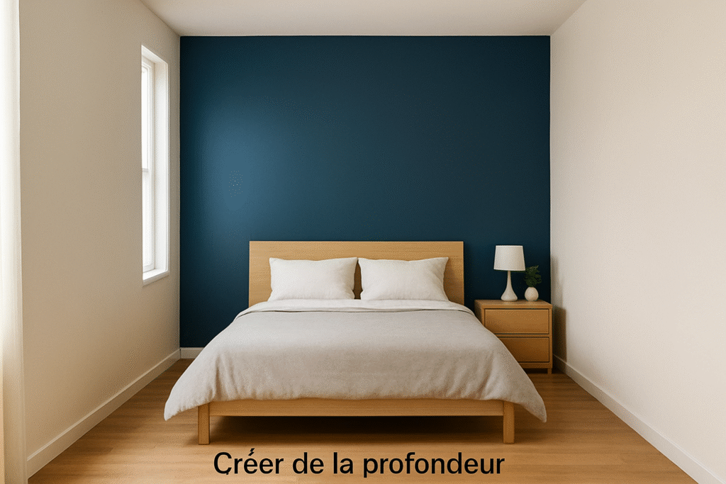 Créer de la prfondeur dans une chambre avec un mur peint