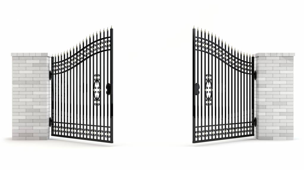 un portail à double battants