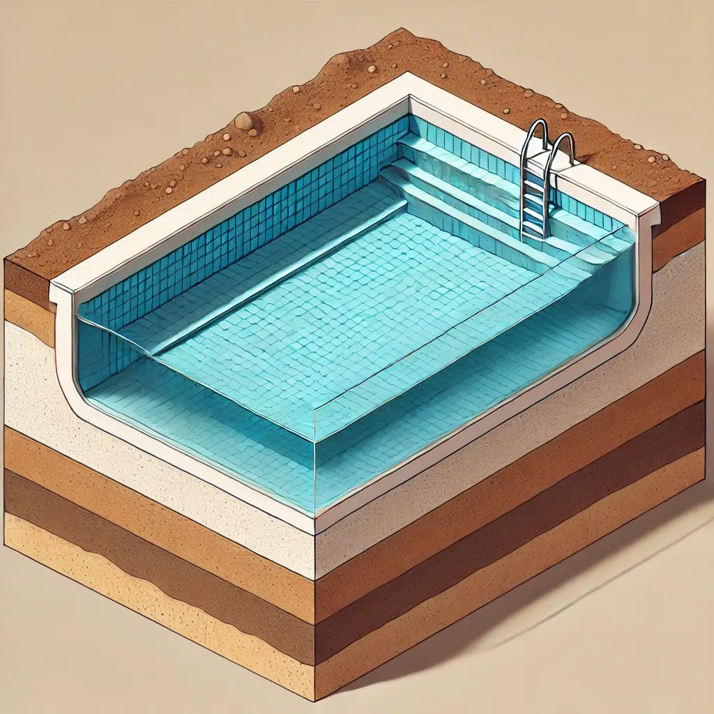piscine béton désign