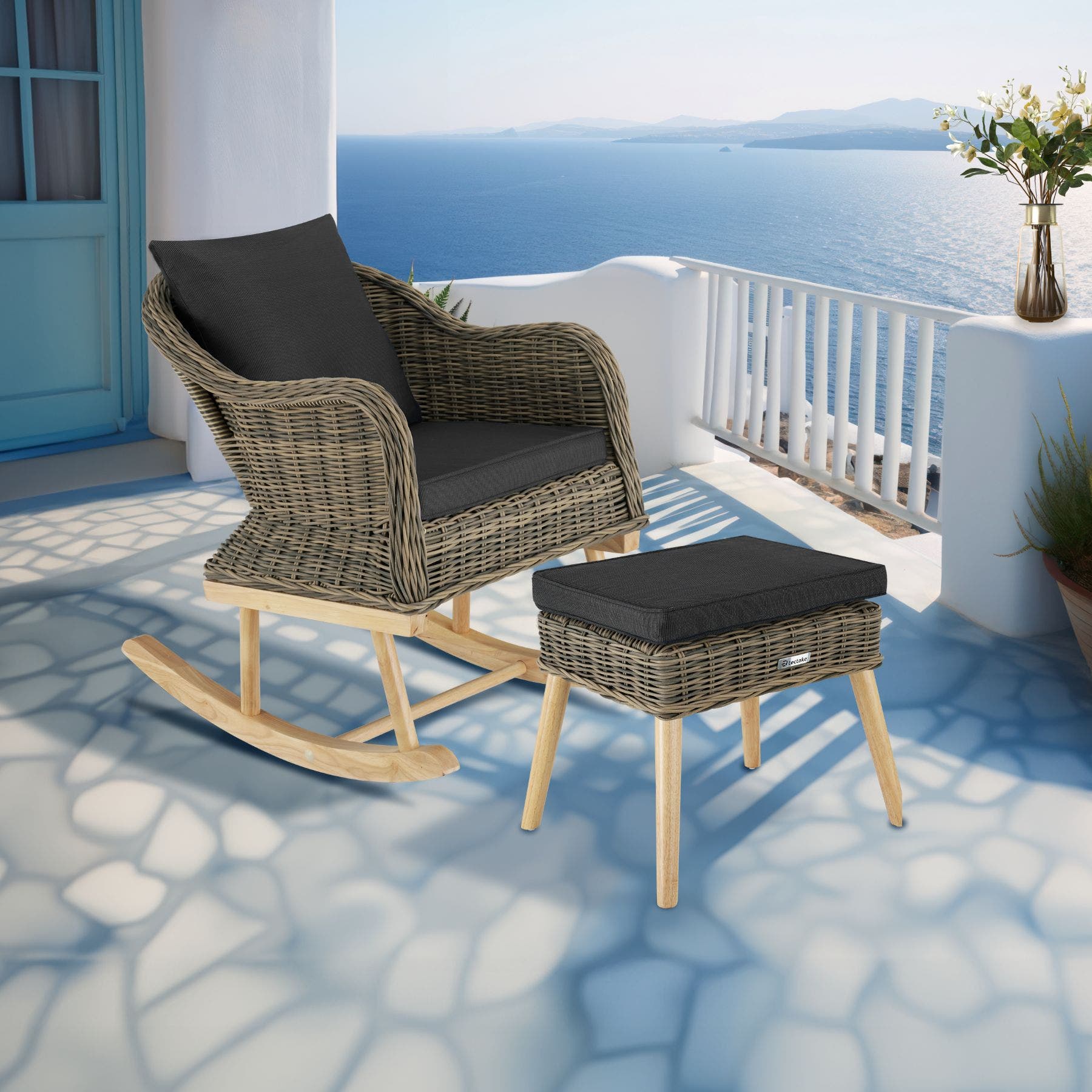 chaise à bascule design