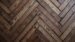 vue du détail d'un parquet de type versaillais