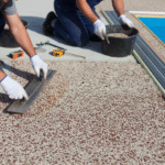 pose de moquette de pierre