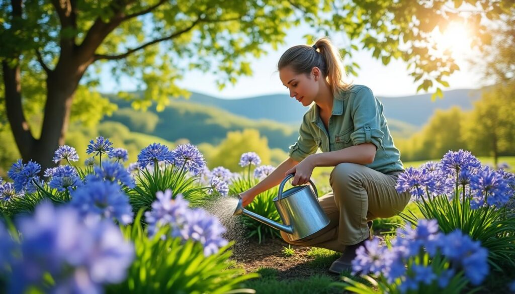 découvrez le geste essentiel à réaliser au printemps pour garantir une floraison éclatante et abondante de vos agapanthes toute la saison !