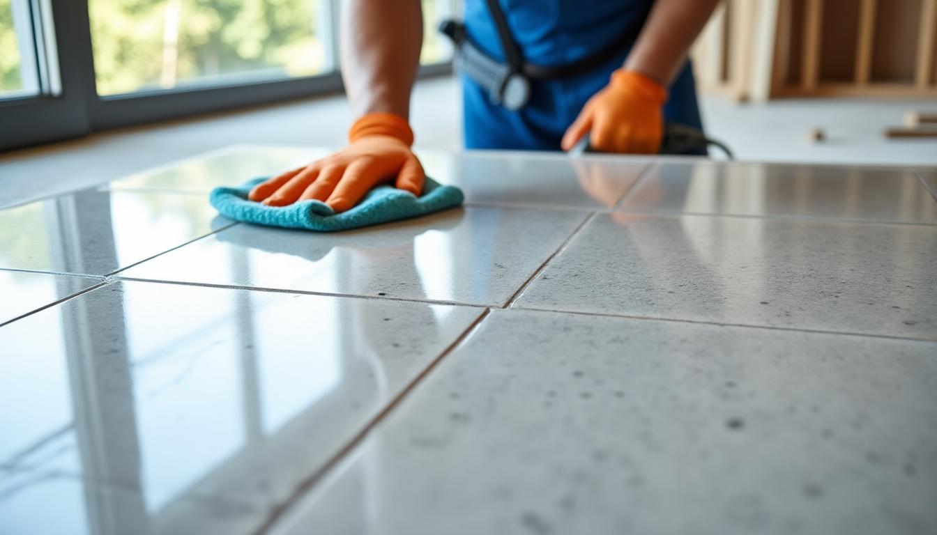 découvrez les meilleures méthodes et produits pour nettoyer efficacement un carrelage après des travaux. conseils pratiques pour éliminer poussières, taches et résidus de chantier afin de retrouver un sol impeccable.