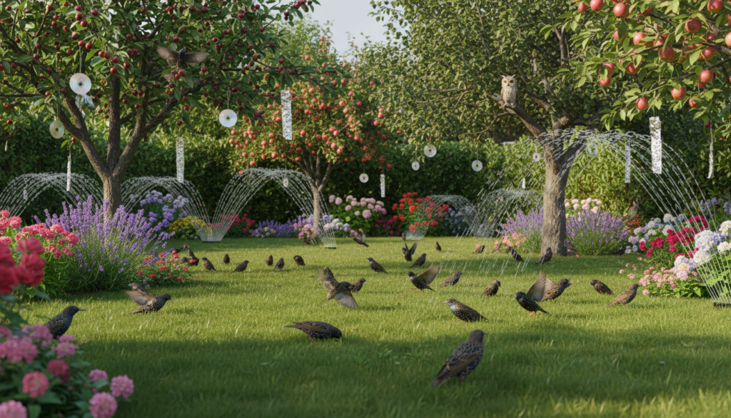 découvrez comment repousser les étourneaux dans votre jardin de manière efficace et sans leur faire de mal, pour protéger vos plantations en toute sécurité.