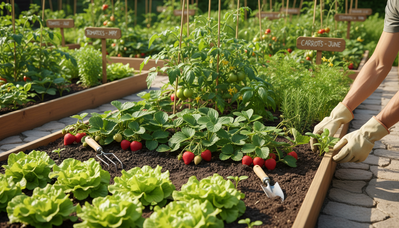 découvrez notre guide pratique pour un calendrier de plantation de fruits et légumes à la maison. cultivez facilement vos propres récoltes tout au long de l'année !