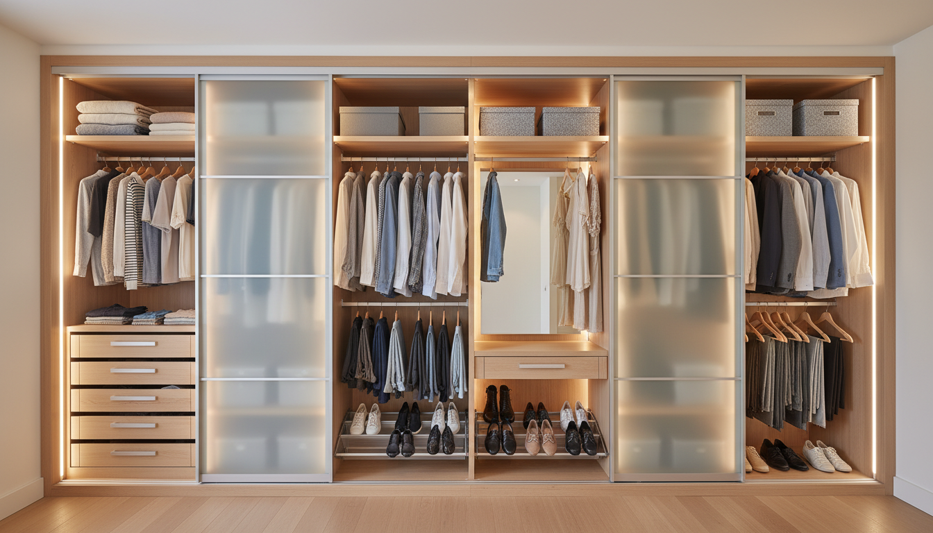 découvrez comment une porte coulissante placard peut transformer votre espace de rangement en optimisant l'espace et apportant modernité et praticité à votre intérieur.