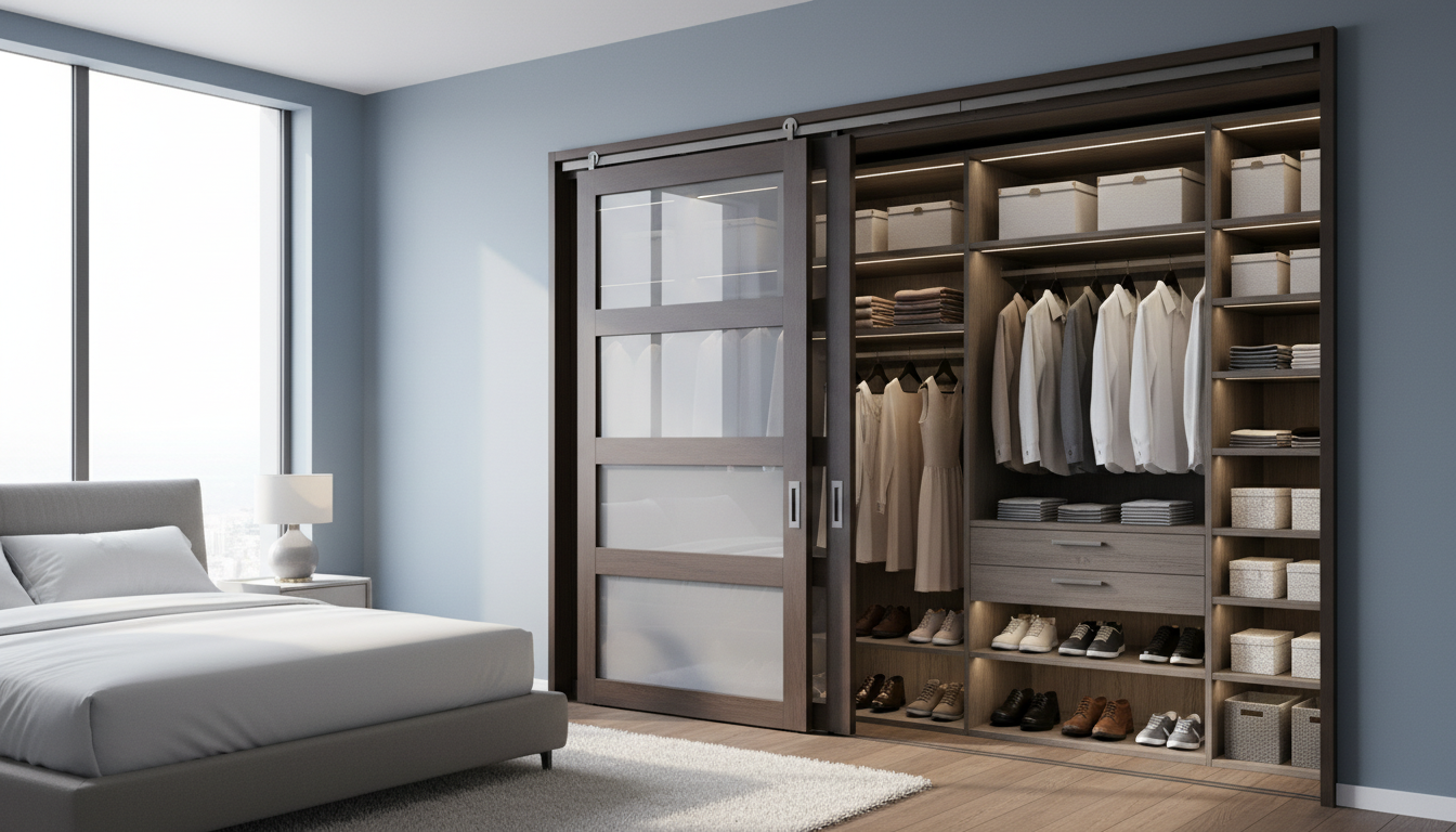 découvrez comment la porte coulissante placard peut optimiser l'espace et transformer votre rangement grâce à son design pratique et élégant.