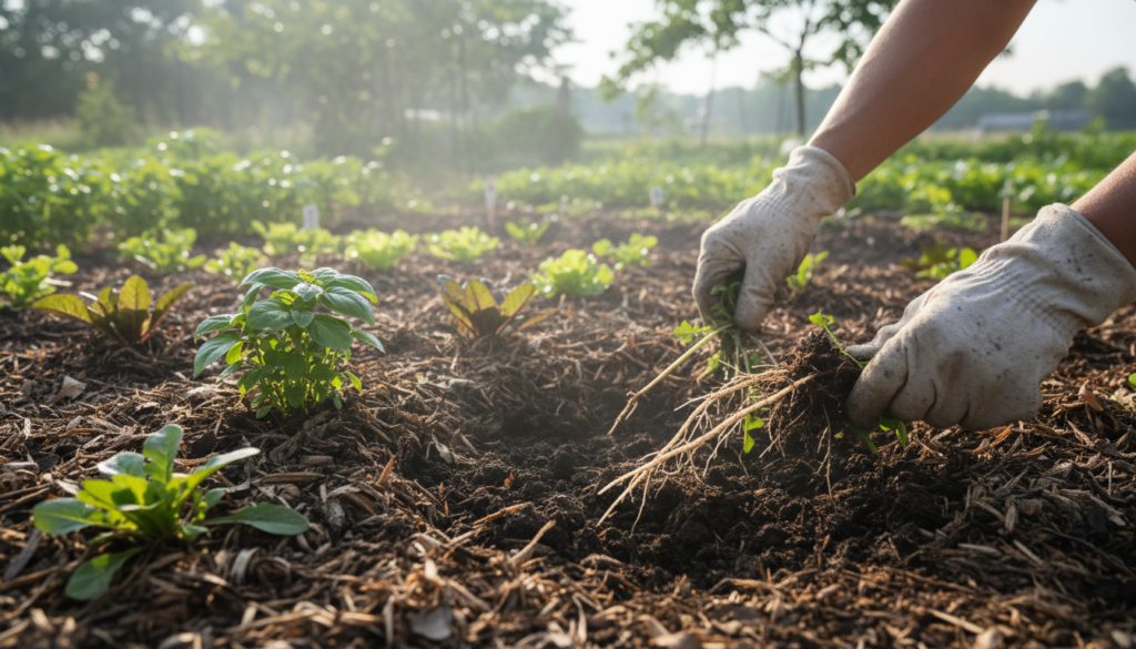 découvrez le désherbage naturel, une méthode écologique et efficace pour éliminer les racines envahissantes et préserver la santé de votre jardin.