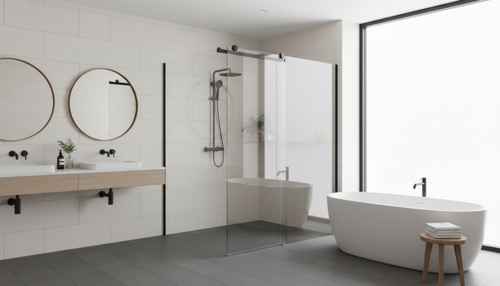 découvrez comment une porte de douche coulissante peut transformer votre salle de bain en un espace plus spacieux et moderne, alliant esthétique et fonctionnalité.