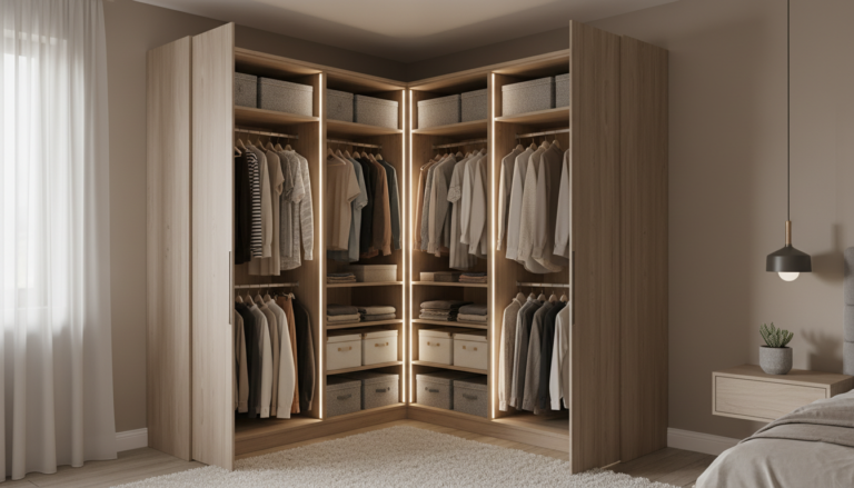 découvrez comment un dressing d'angle peut optimiser efficacement votre espace et devenir la solution idéale pour organiser votre rangement avec style et praticité.