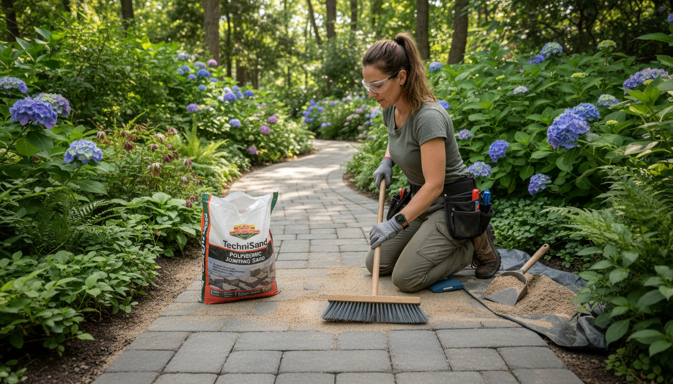 découvrez le sable polymère, la solution innovante qui garantit des joints de pavés à la fois durables et esthétiques, pour un aménagement extérieur de qualité.